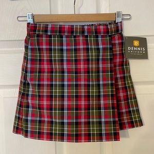Primrose uniform plaid skort Dennis Uniforms